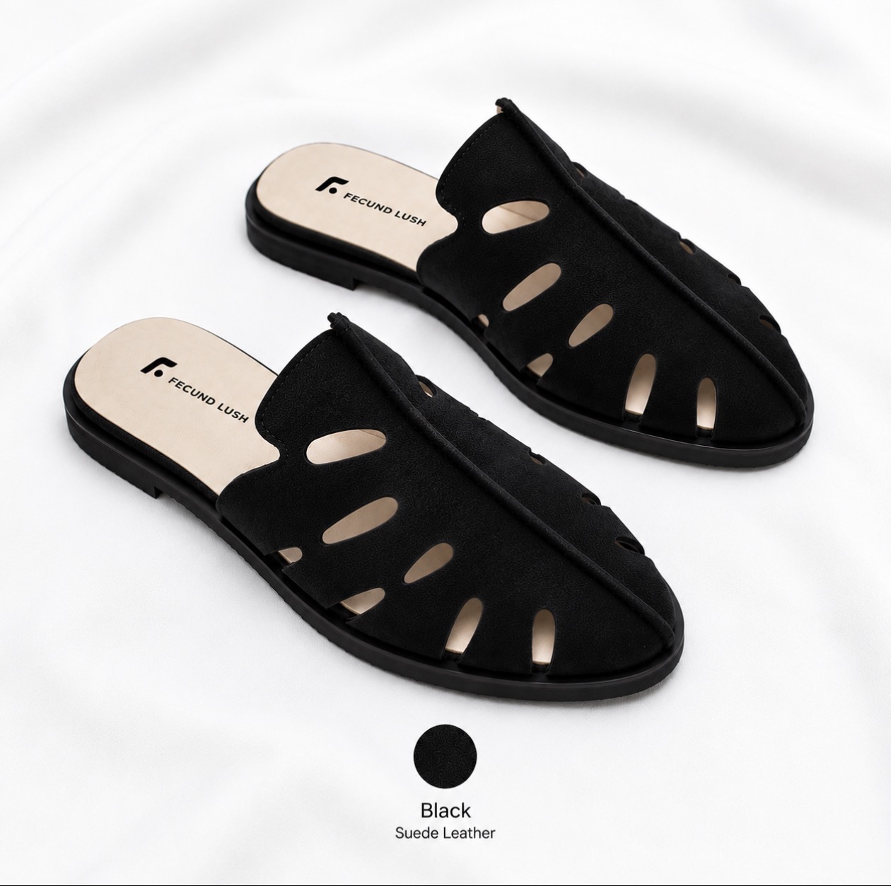 FL Leaf Mule — Black