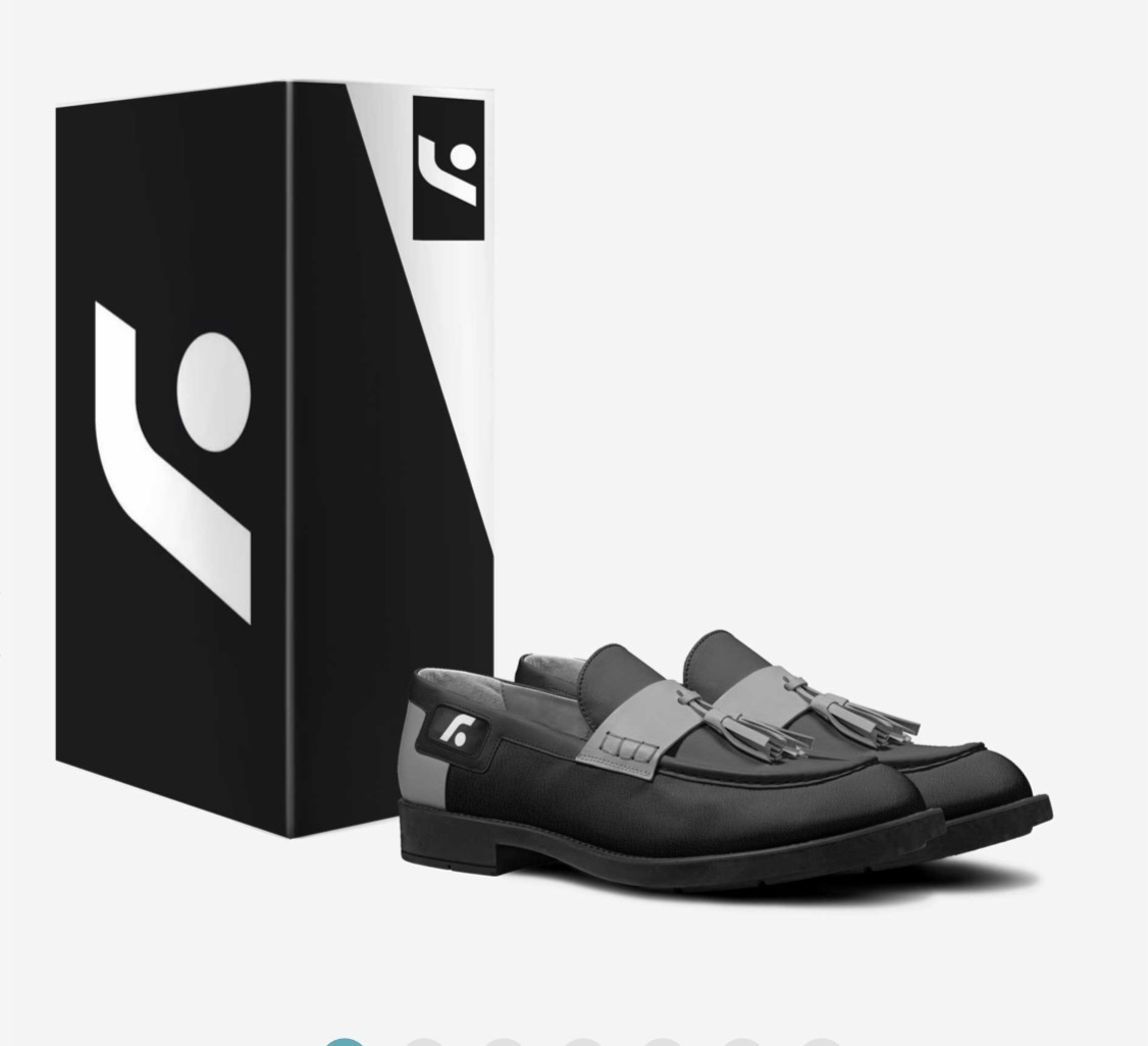 FL Toss Loafer Black/Grey — with Box