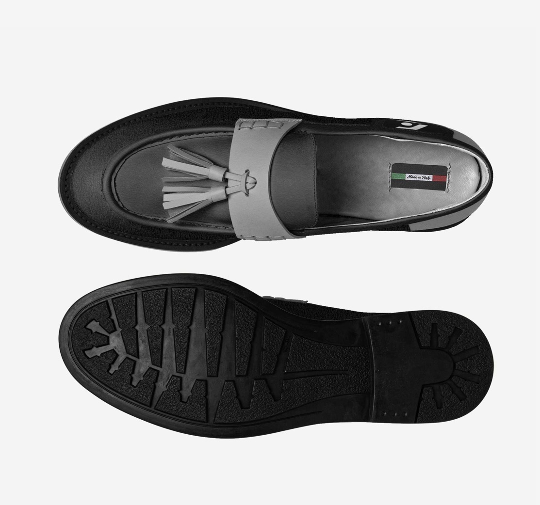FL Toss Loafer Black/Grey — Top & Sole