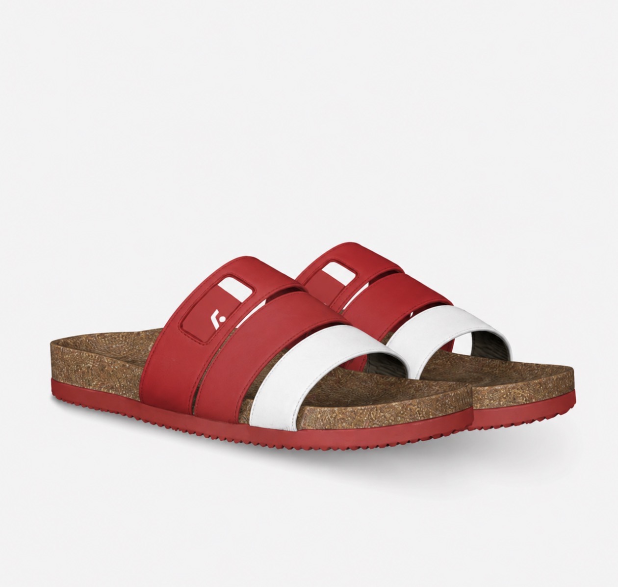 FL Birkins Slide — Scarlet Red