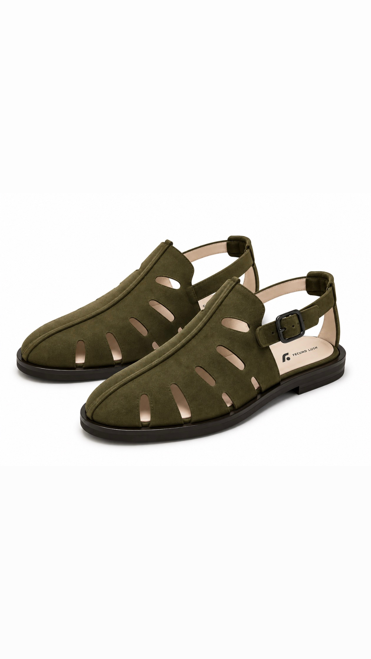 FL Slingback Sandal — Olive Green